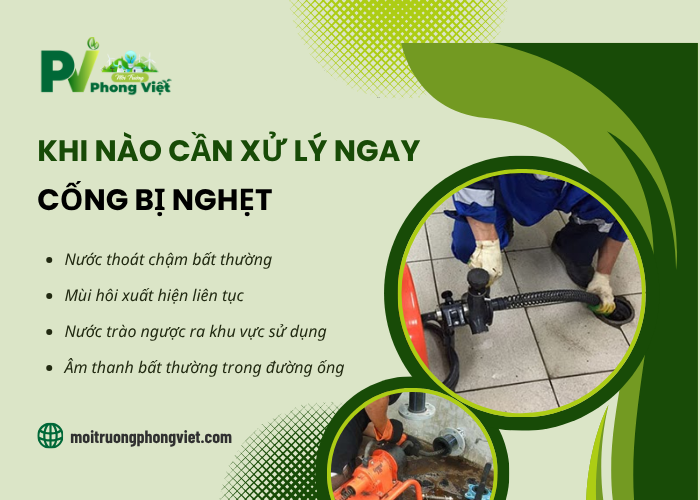 Một số nhận biết nhanh để xử lý sớm tình trạng nghẹt