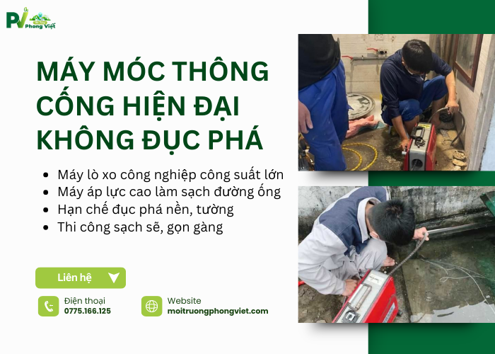 Thông cống nghẹt Quận Phú Nhuận giá rẻ