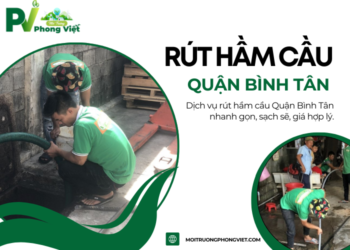 Rút hầm cầu tại Quận Bình Tân 