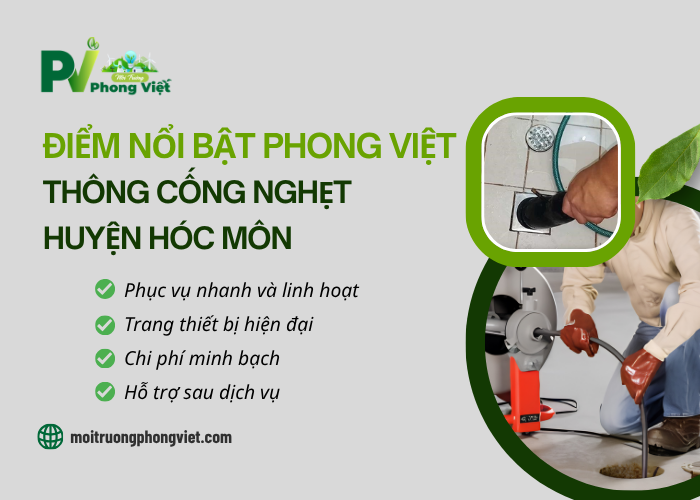 Những điểm nổi bật thông cống nghẹt tại Phong Việt