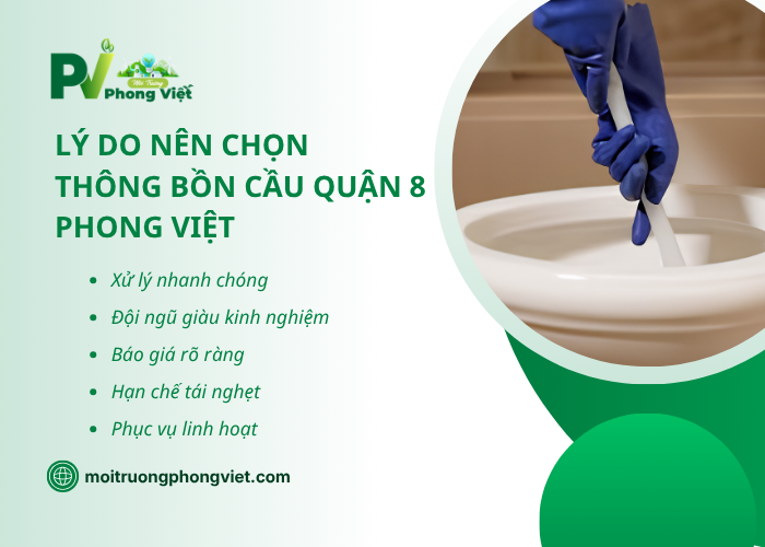 Những lý do nên chọn đơn vị Phong Việt thông bồn cầu