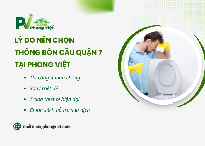 Những lý do nên chọn thông bồn cầu tại Phong Việt