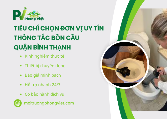 Một số tiêu chí chọn đơn vị uy tín tại Quận Bình Thạnh